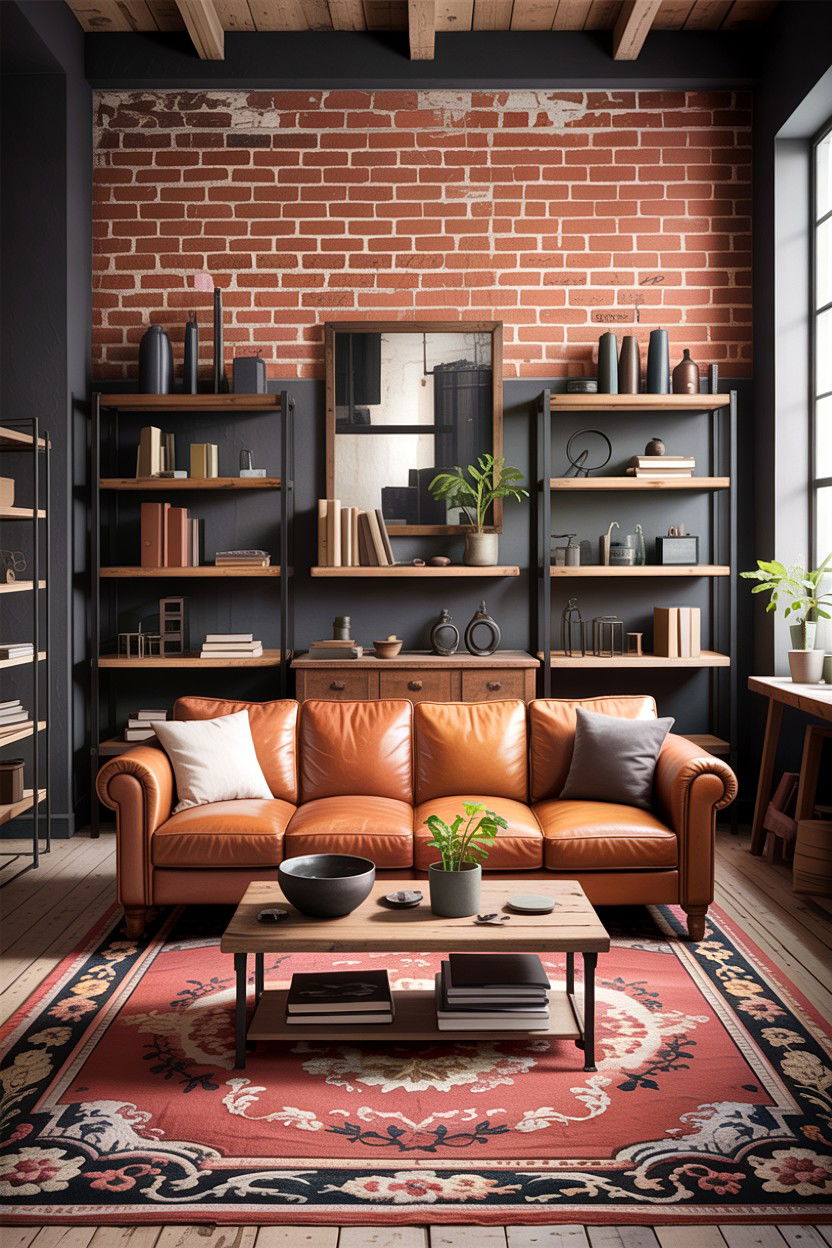 Industrial Style Living Room - 30 living room decor ideas