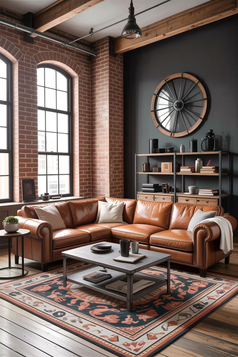 Industrial Style Living Room - 30 interior designer living room ideas