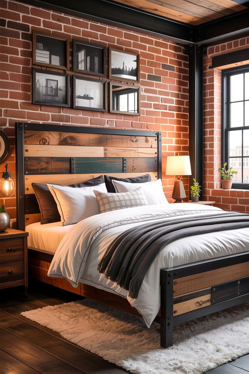 30 Rustic Bedroom Wooden Headboards to Anchor Your Room