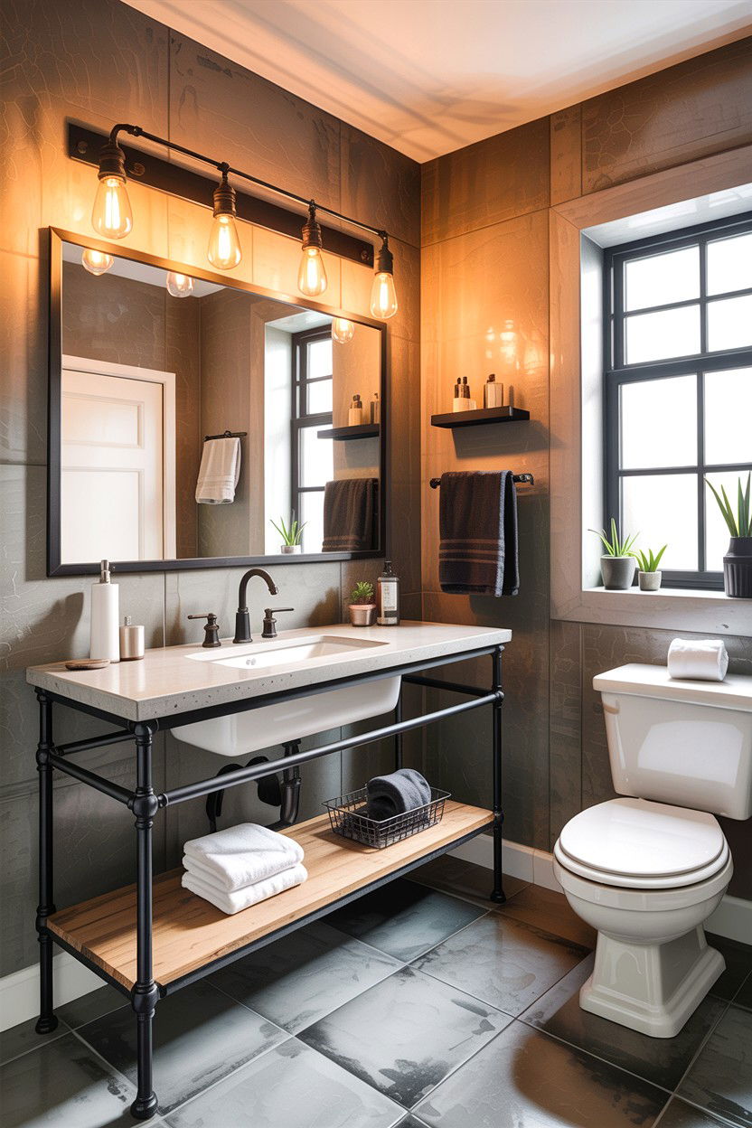 Industrial bathroom - 30 Home Depot bathroom ideas