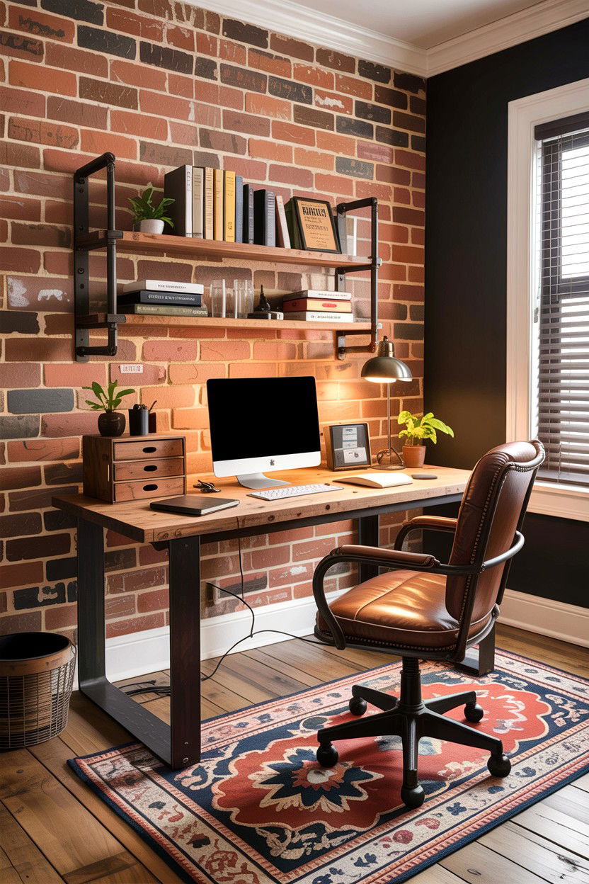 Industrial bedroom office - 30 bedroom workstation designs