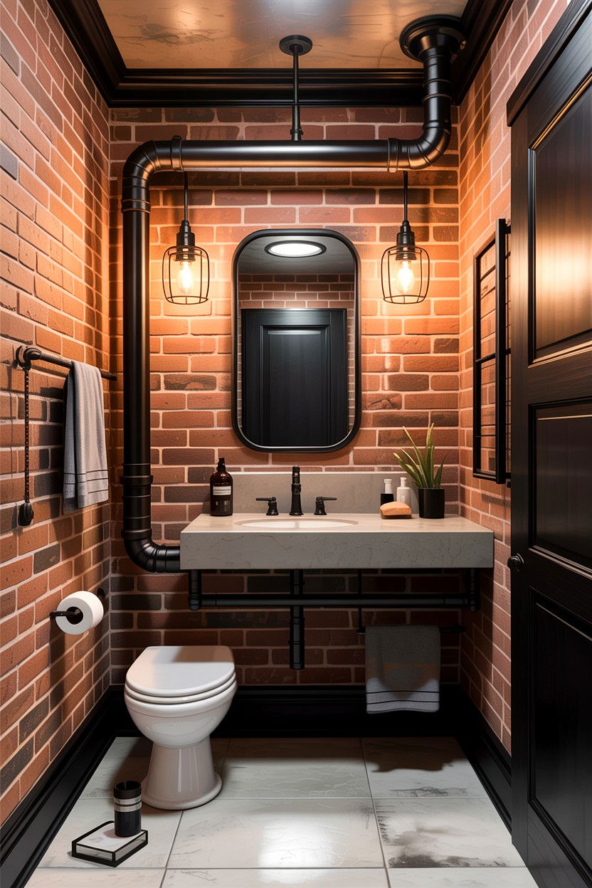 Industrial closet bathroom - 30 closet to bathroom conversion ideas