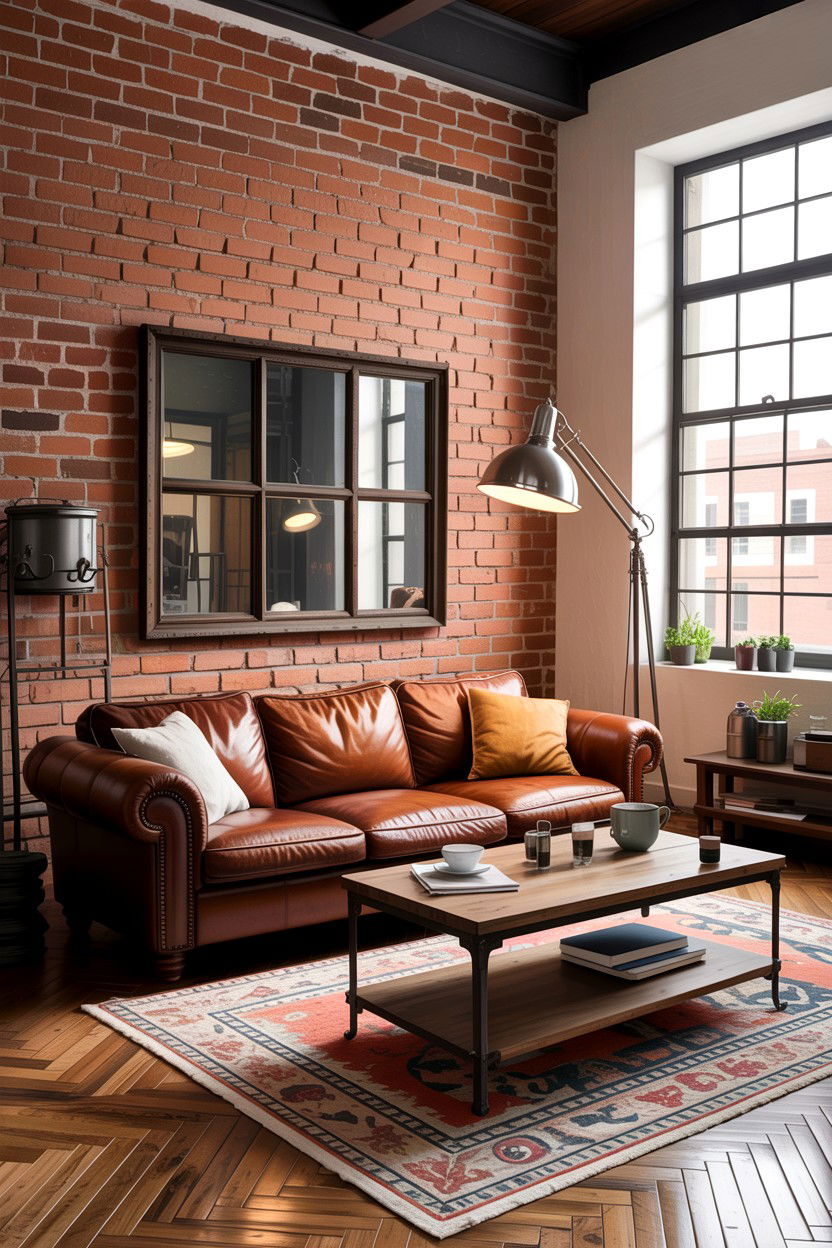 Industrial living room decor - 30 apartment living room ideas