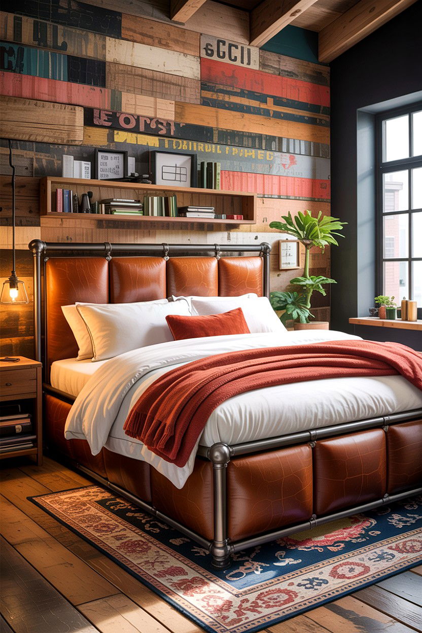 Industrial metal ottoman bed - 30 bedroom ottoman bed ideas