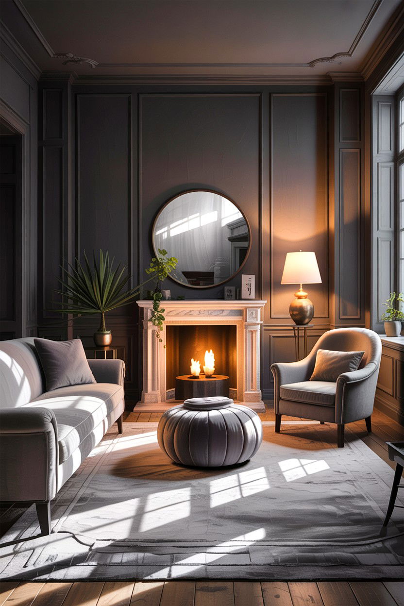 Iron Gray Living Room - 30 all gray living room ideas