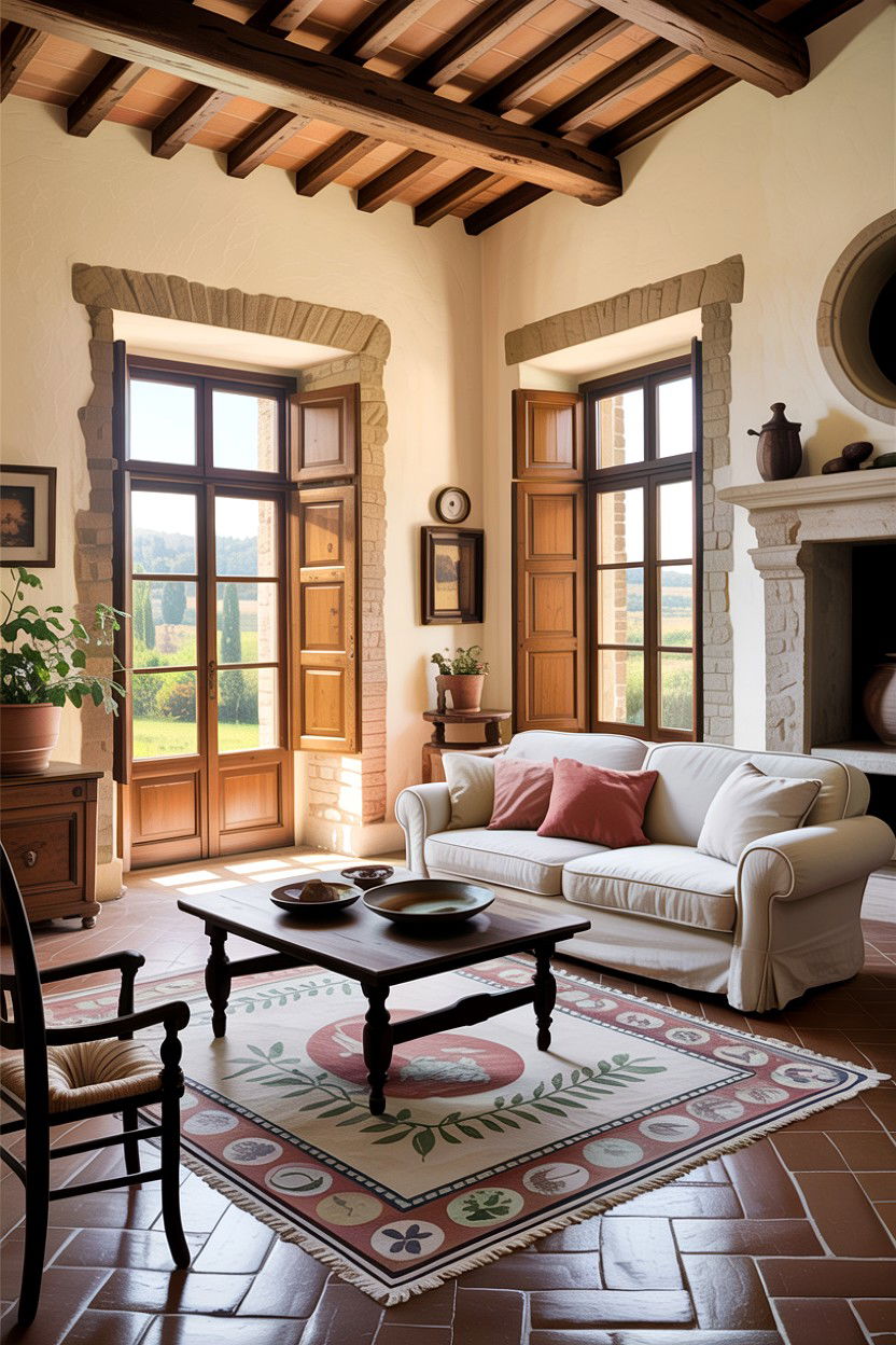 Italian Countryside Living Room - 30 living room Tuscan furniture ideas