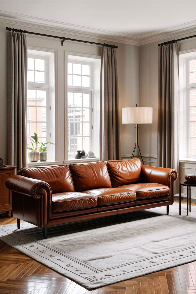Italian Leather Sofa - 30 living room Italian furniture ideas