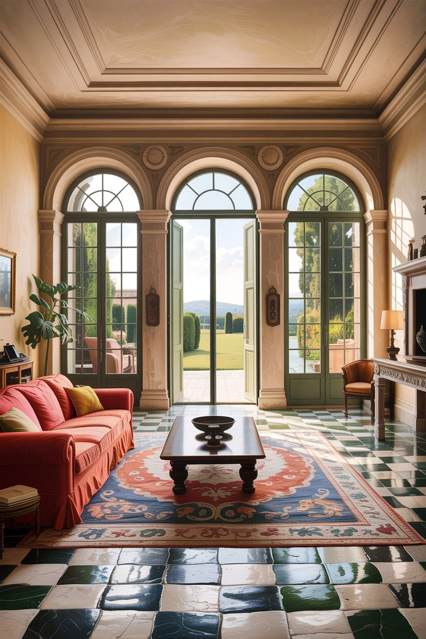 Italian villa living room - 30 Italian living room ideas