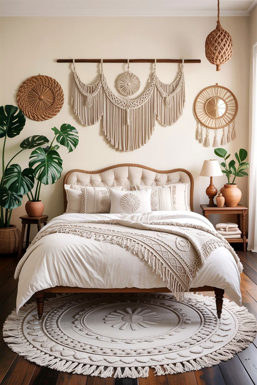 Ivory Boho Bedroom - 30 ivory bedroom ideas