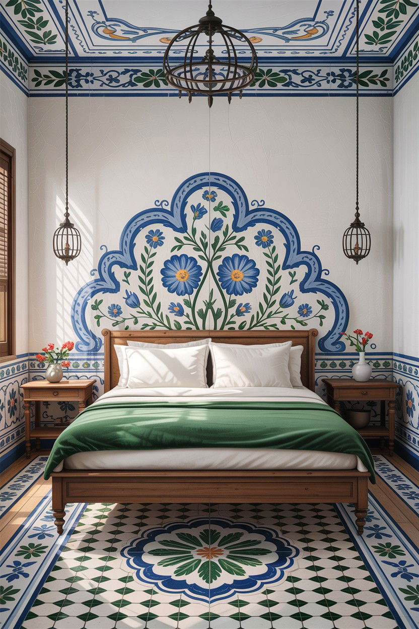 Iznik Tile Bedroom - 30 Turkish bedroom ideas