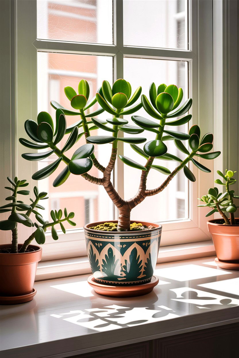 Jade Plant - 30 living room air purifying plants
