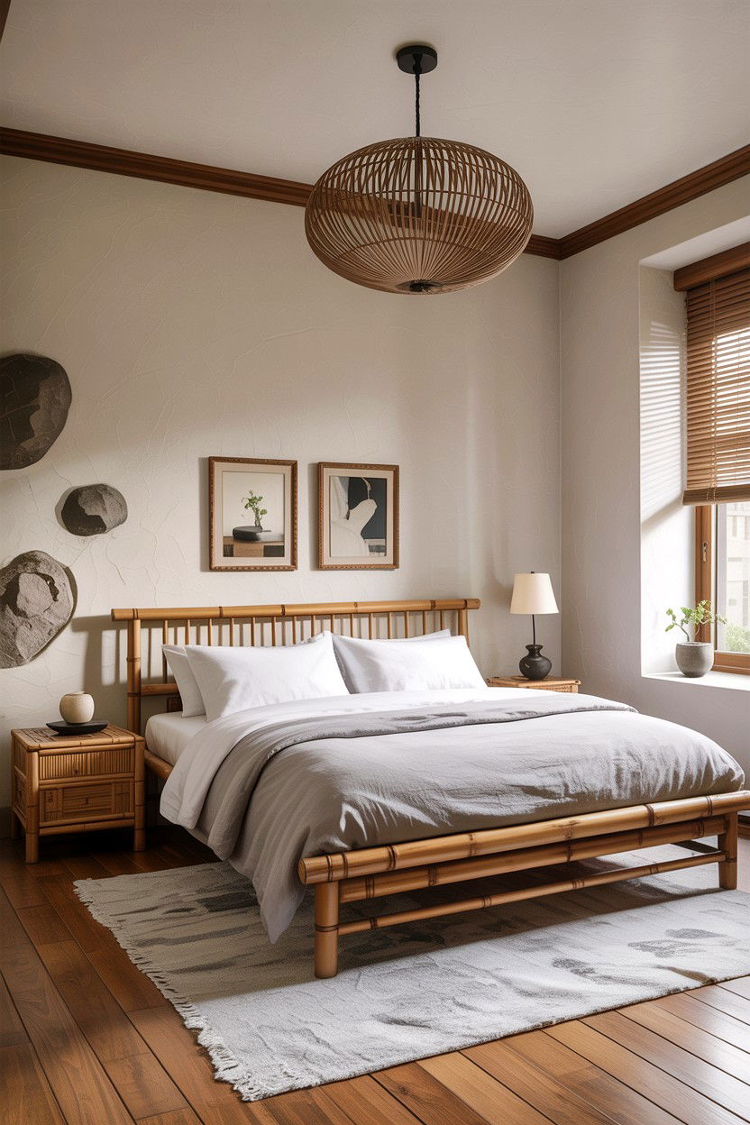 Japandi Bedroom - 30 cozy bedroom ideas