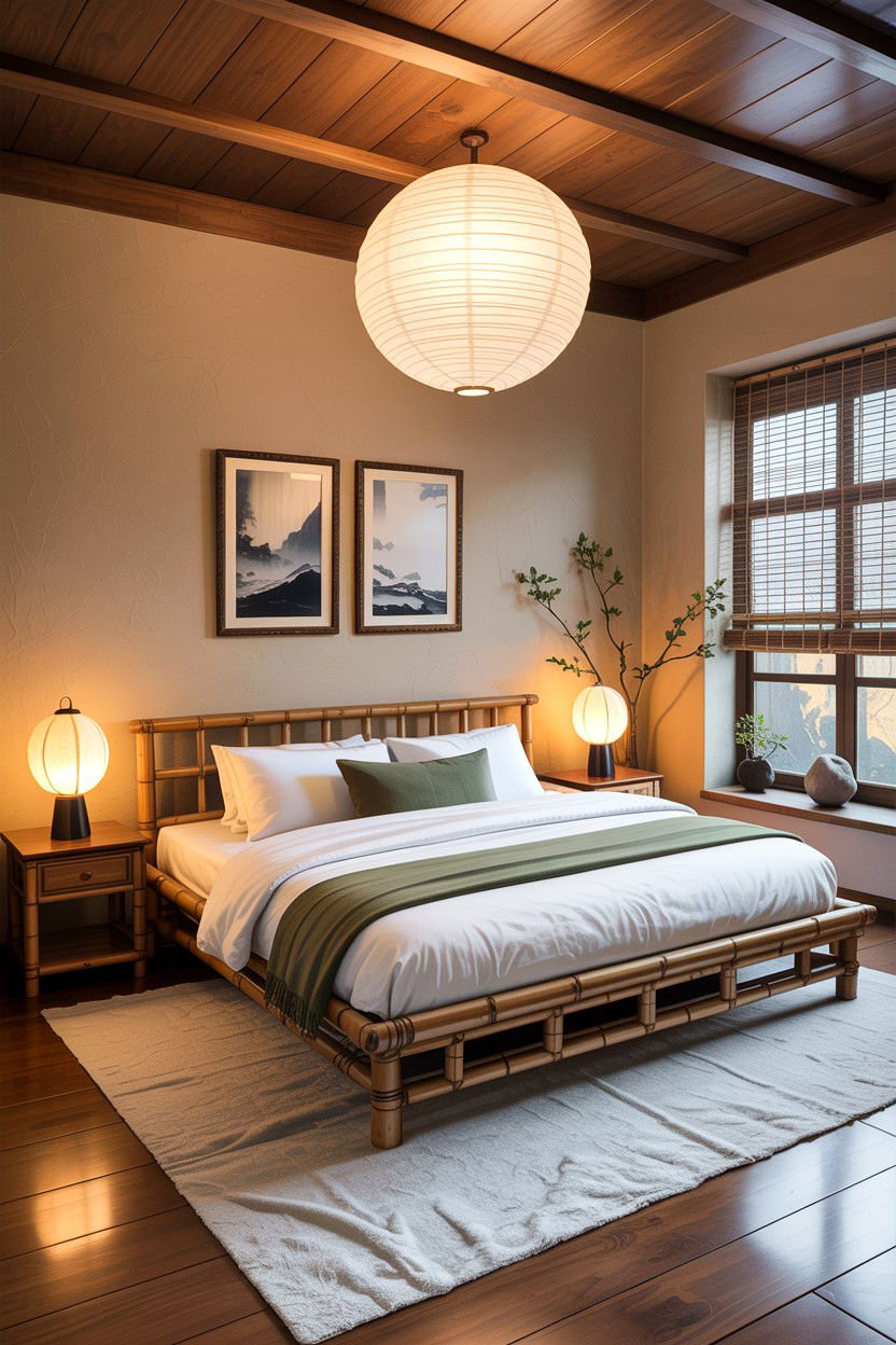 Japandi Bedroom - 30 bedroom aesthetic ideas