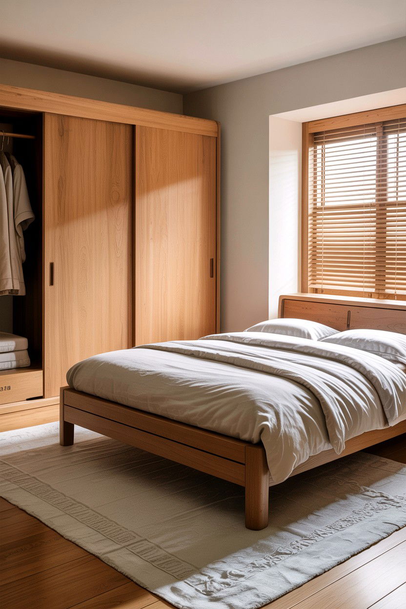 Japandi Oak Bedroom Layout - 30 bedroom oak furniture ideas