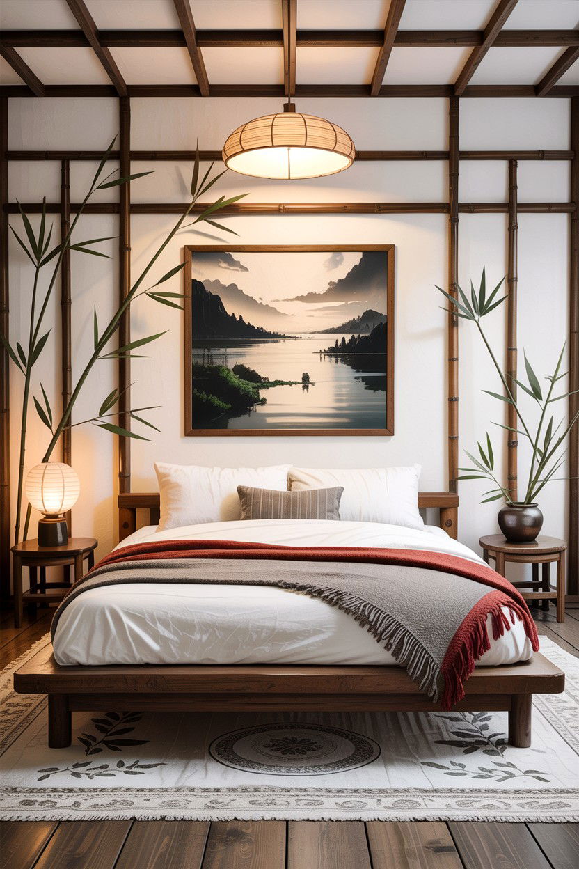 Japandi Style Bedroom - 30 bespoke bedroom ideas