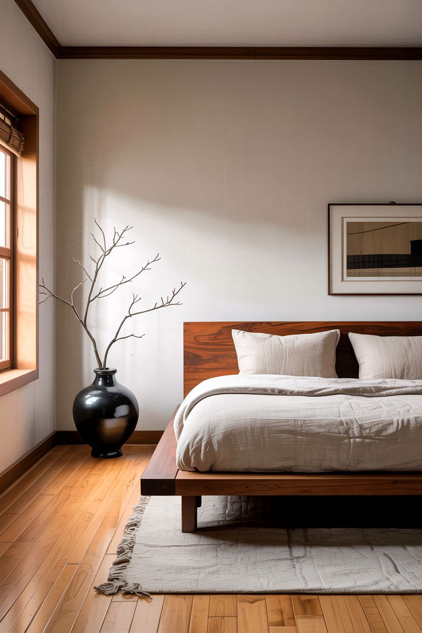 Japandi bedroom style - 30 bedroom improvement ideas