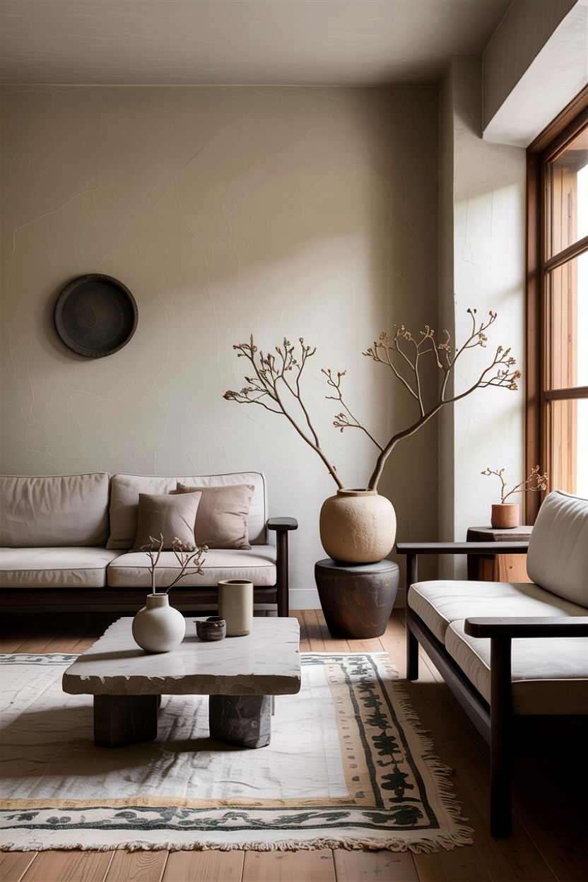 Japandi living room - 30 gender neutral living room ideas