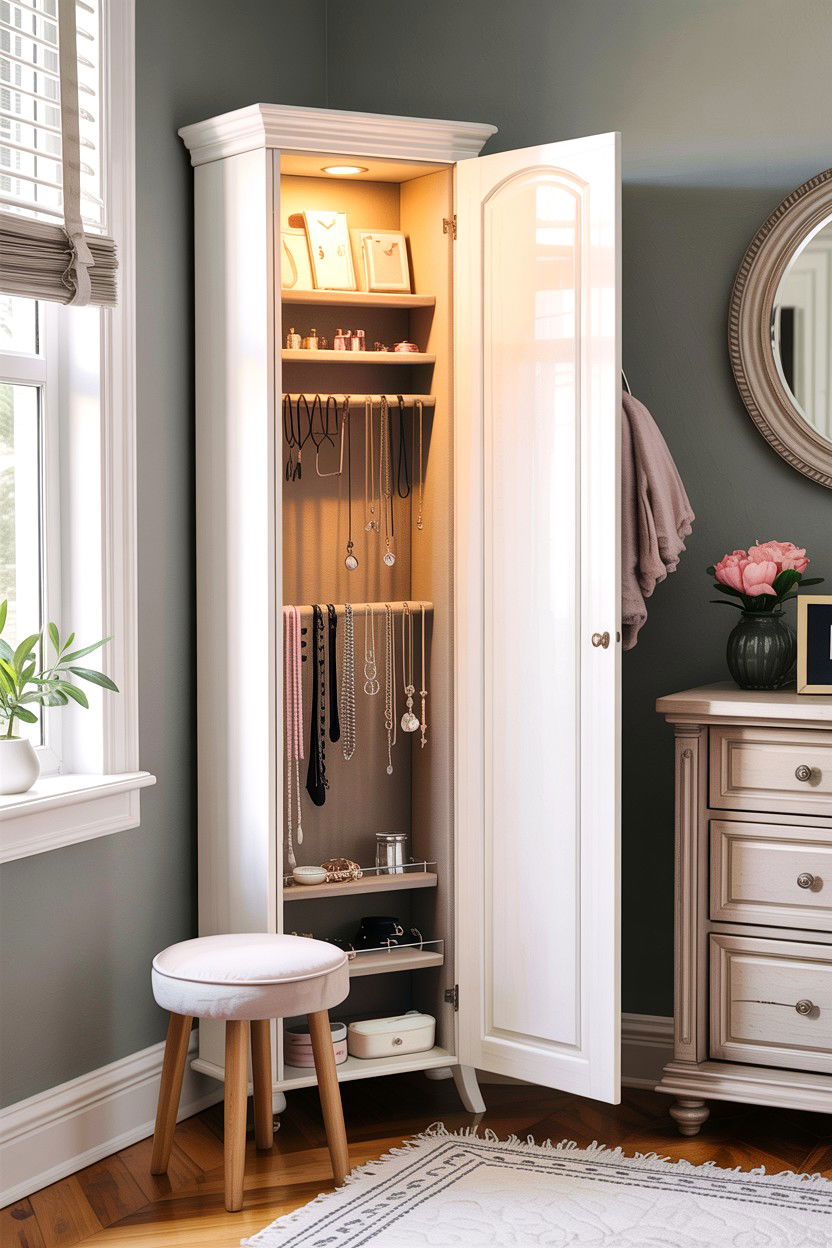 Jewelry Armoire Mirror - 30 bedroom full length mirrors