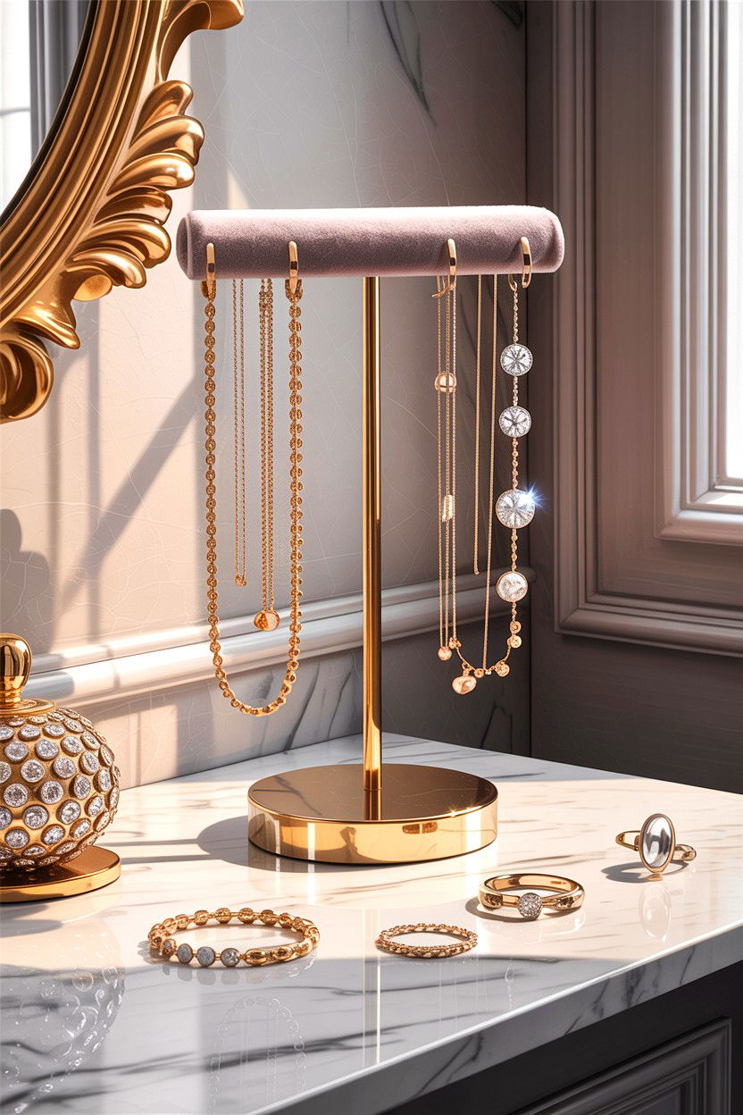 Jewelry Stand Organizer - 30 bedroom collection display ideas