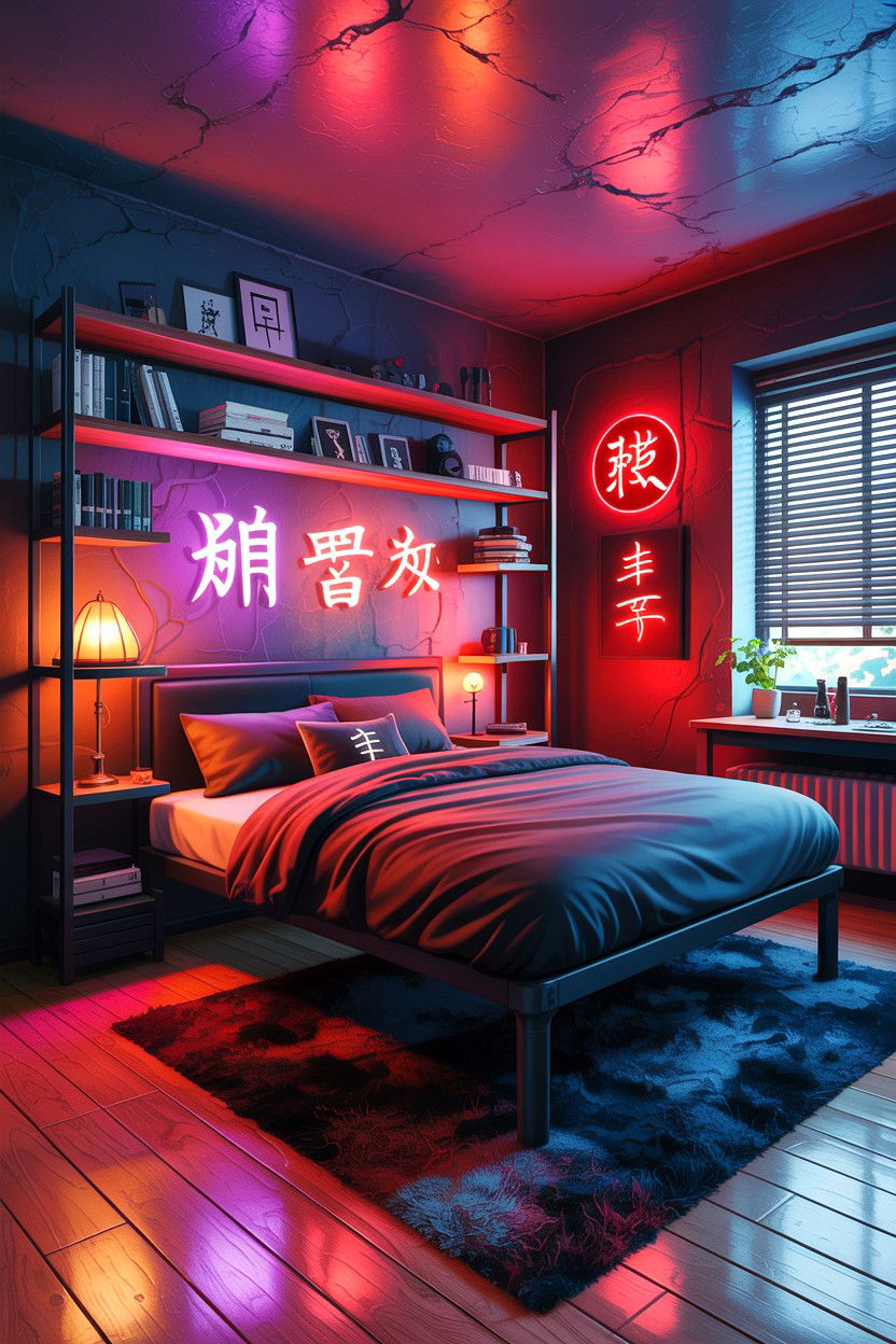 Jujutsu Kaisen inspired room - 30 anime bedroom ideas