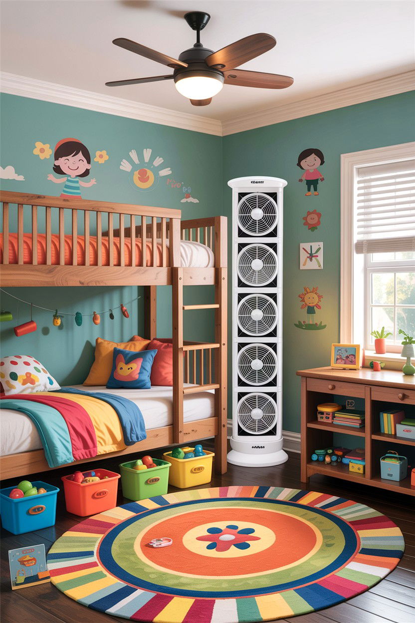 Kids Room Tower Fan - 30 bedroom tower fans