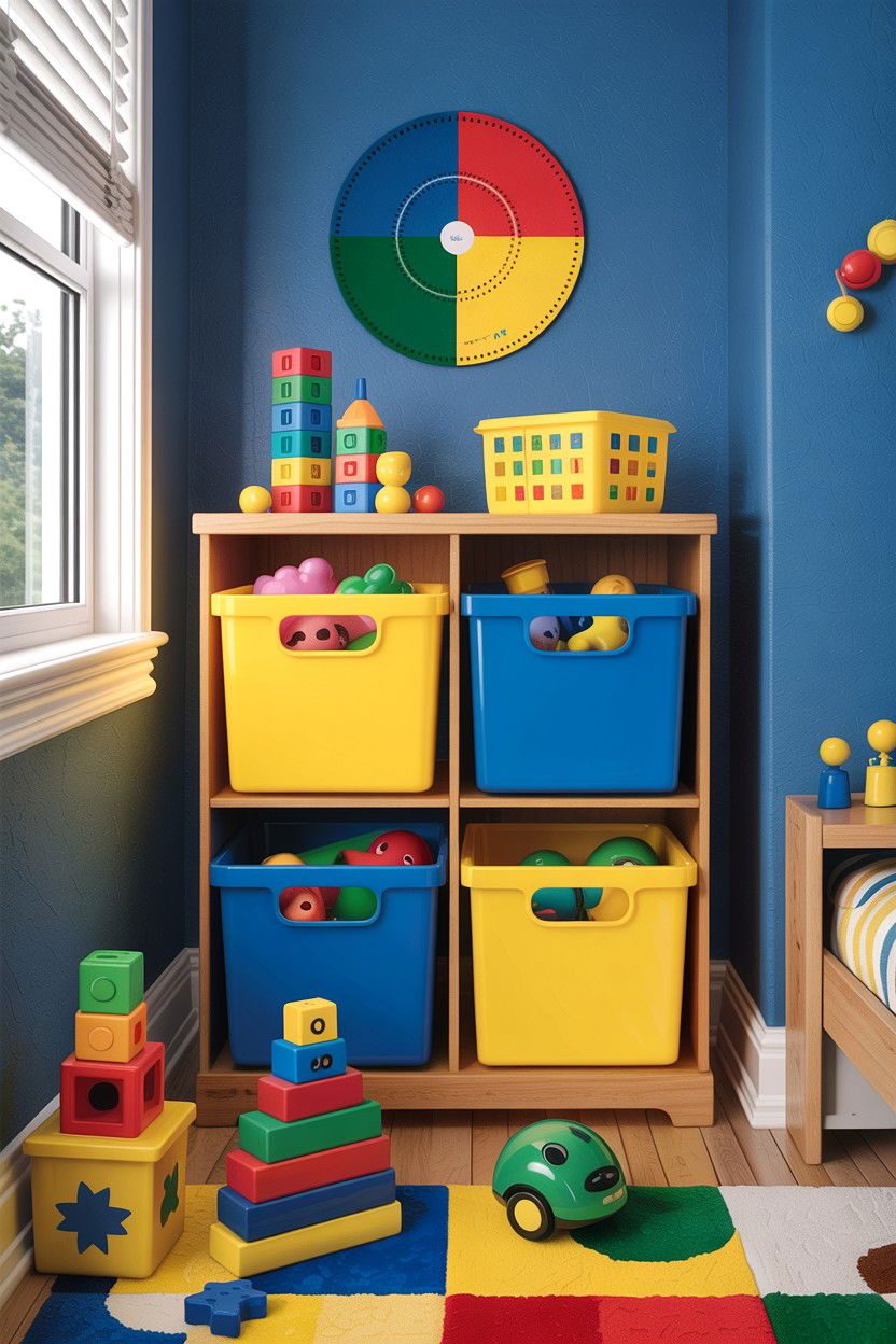 Kids Toy Bins - 30 bedroom storage bins