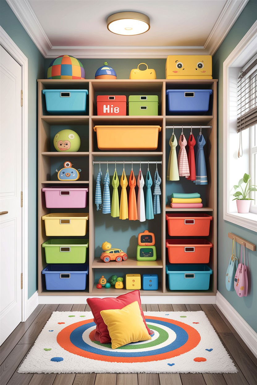 Kids Walk In Closet - 30 bedroom walk-in closet ideas