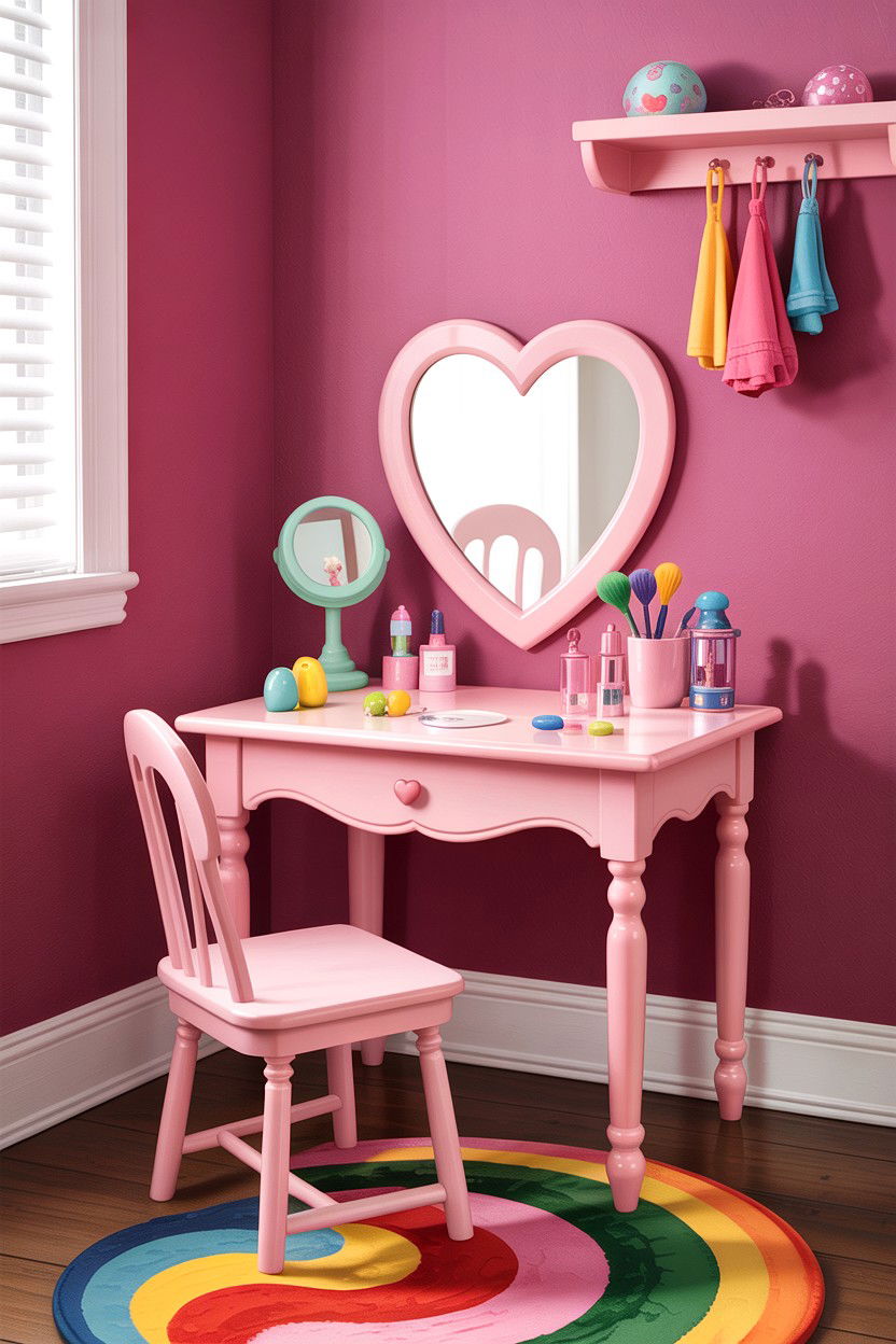 Kids bedroom vanity - 30 bedroom vanity ideas