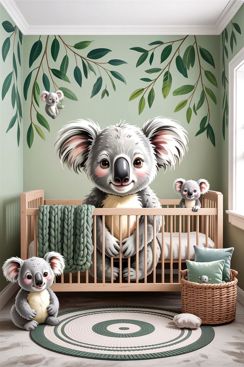 Koala Nursery - 30 animal themed bedroom ideas