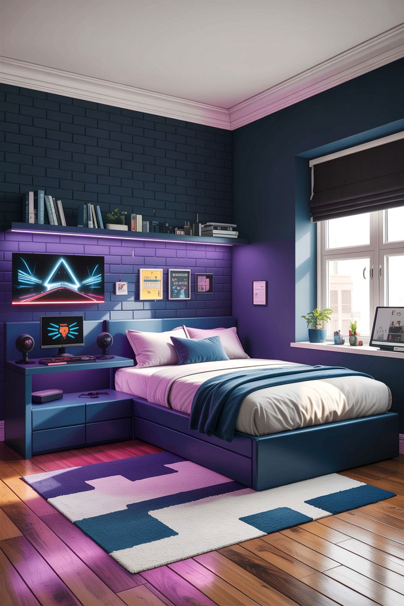 L shaped bedroom for teenagers - 30 L-shaped bedroom ideas