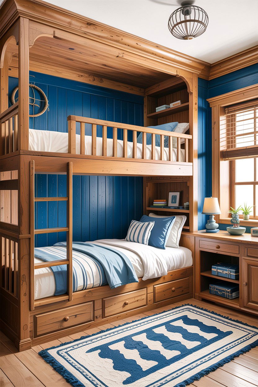 L shaped bedroom with bunk beds - 30 L-shaped bedroom ideas