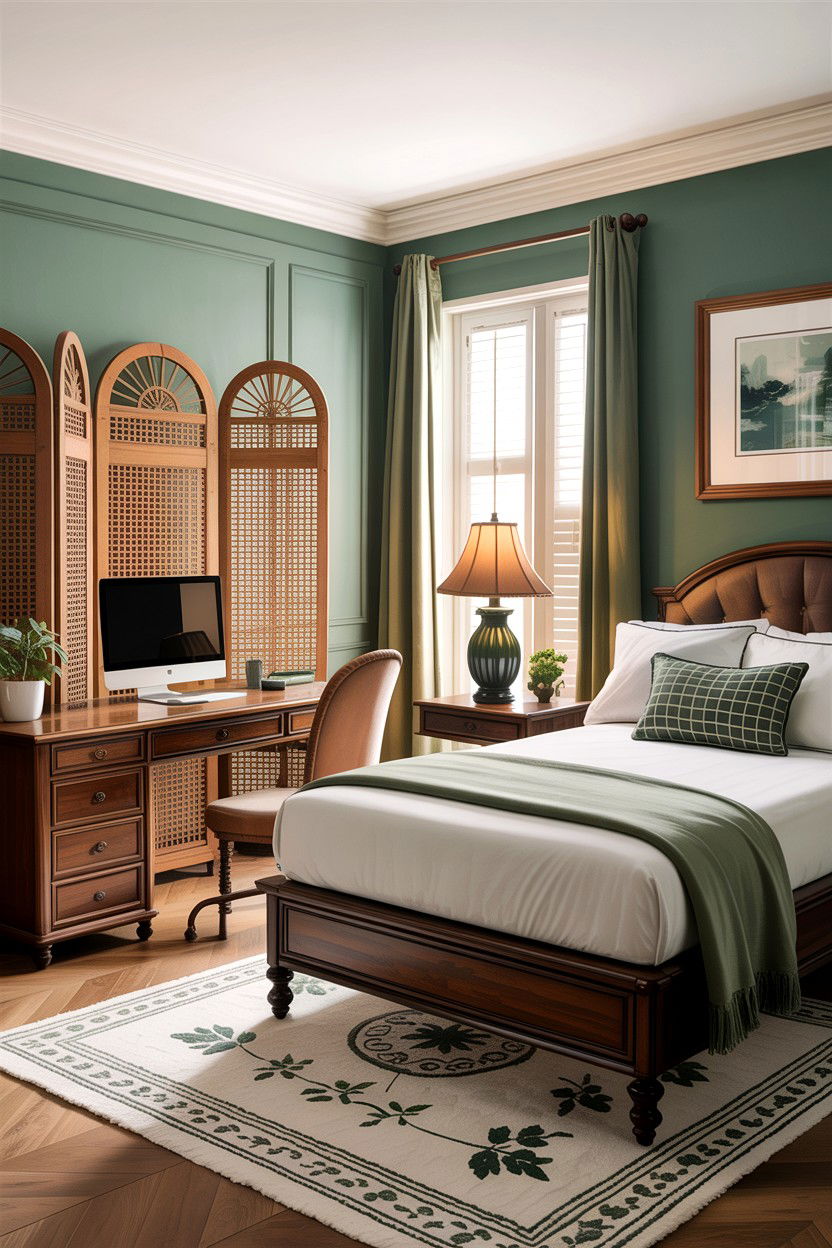 L shaped guest bedroom office - 30 L-shaped bedroom ideas