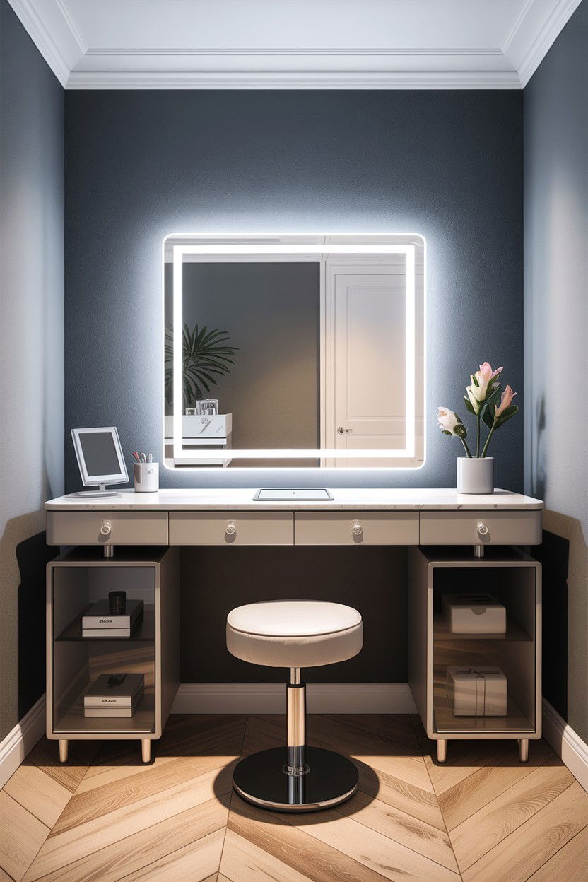 LED Light Vanity - 30 bedroom vanity tables