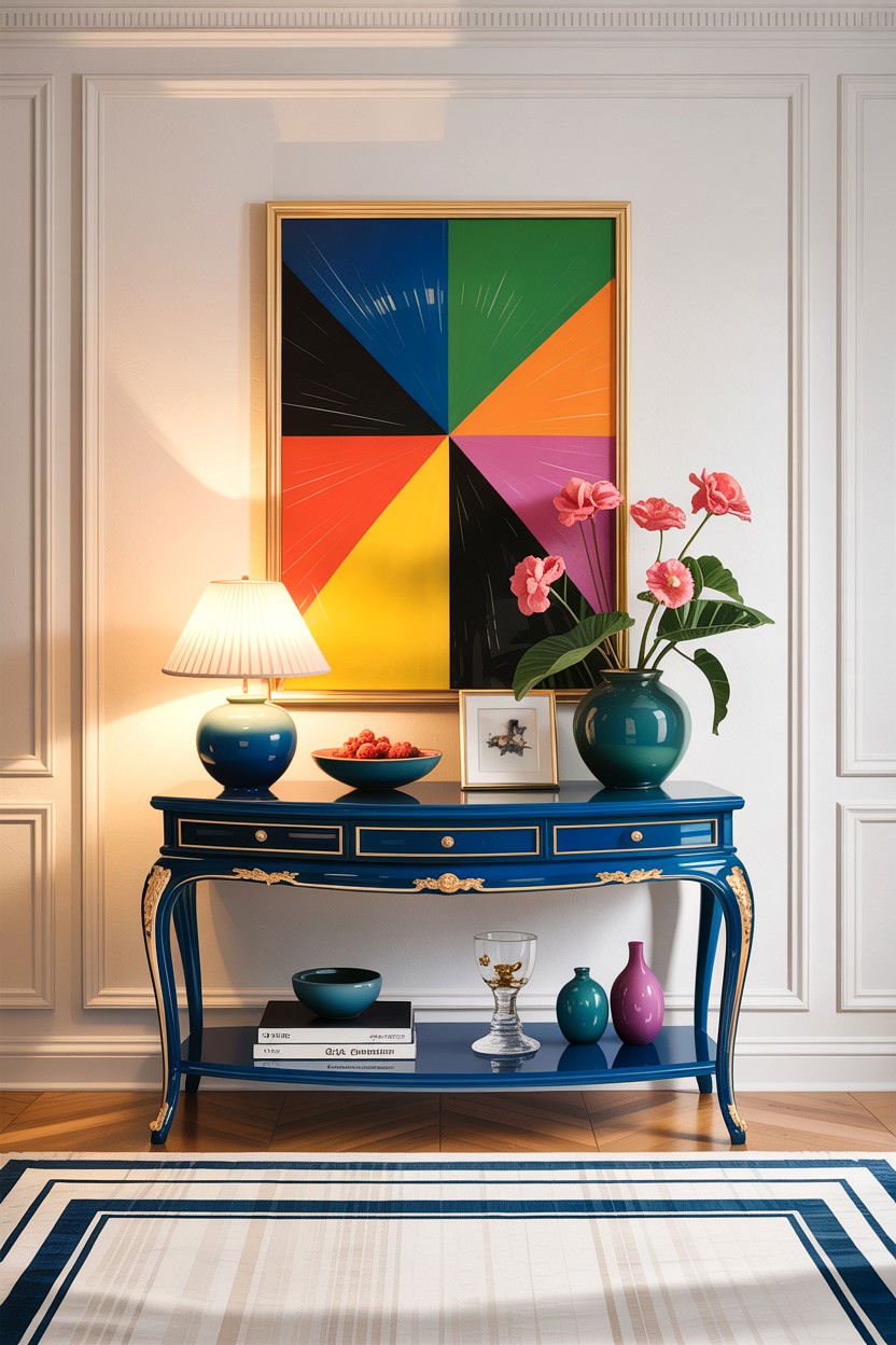 Lacquered furniture - 30 grandmillennial living room ideas