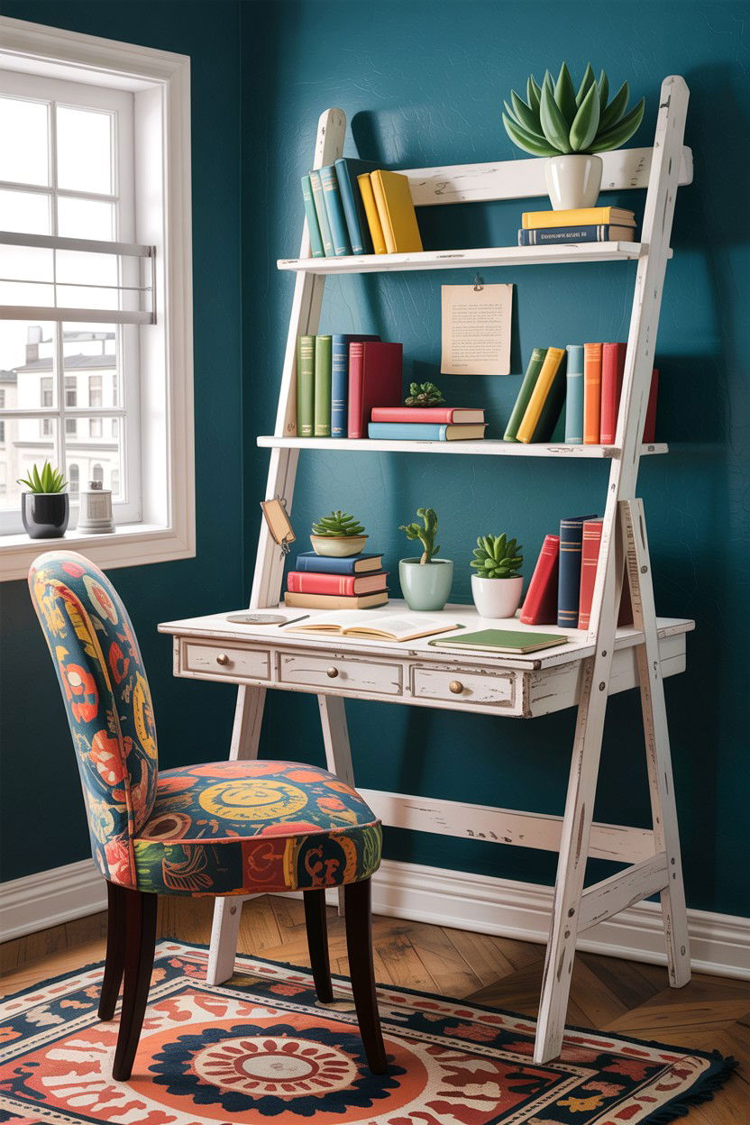 Ladder Desk - 30 bedroom writing desks