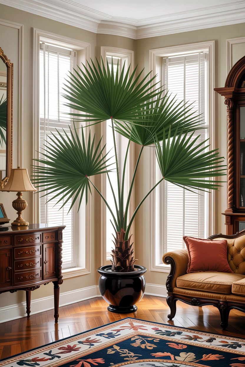 Lady Palm - 30 living room air purifying plants