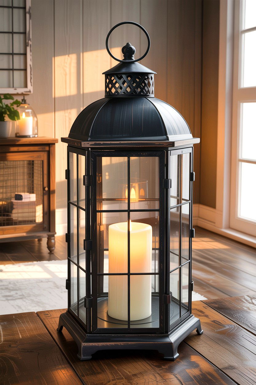 Lantern - 30 living room decorative objects