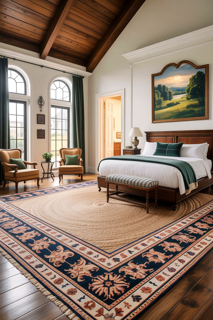 Large Area Jute Rug - 30 bedroom jute rugs