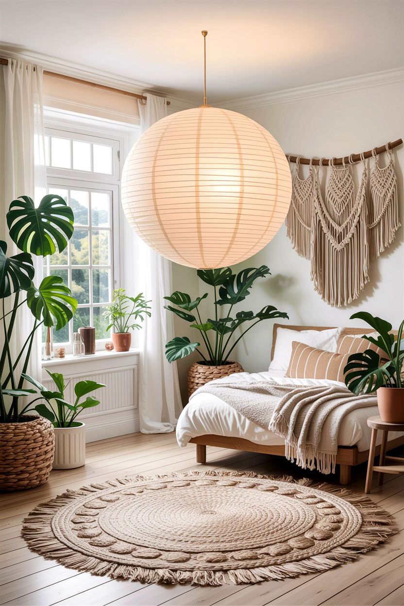 Large Paper Globe Lantern - 30 bedroom globes