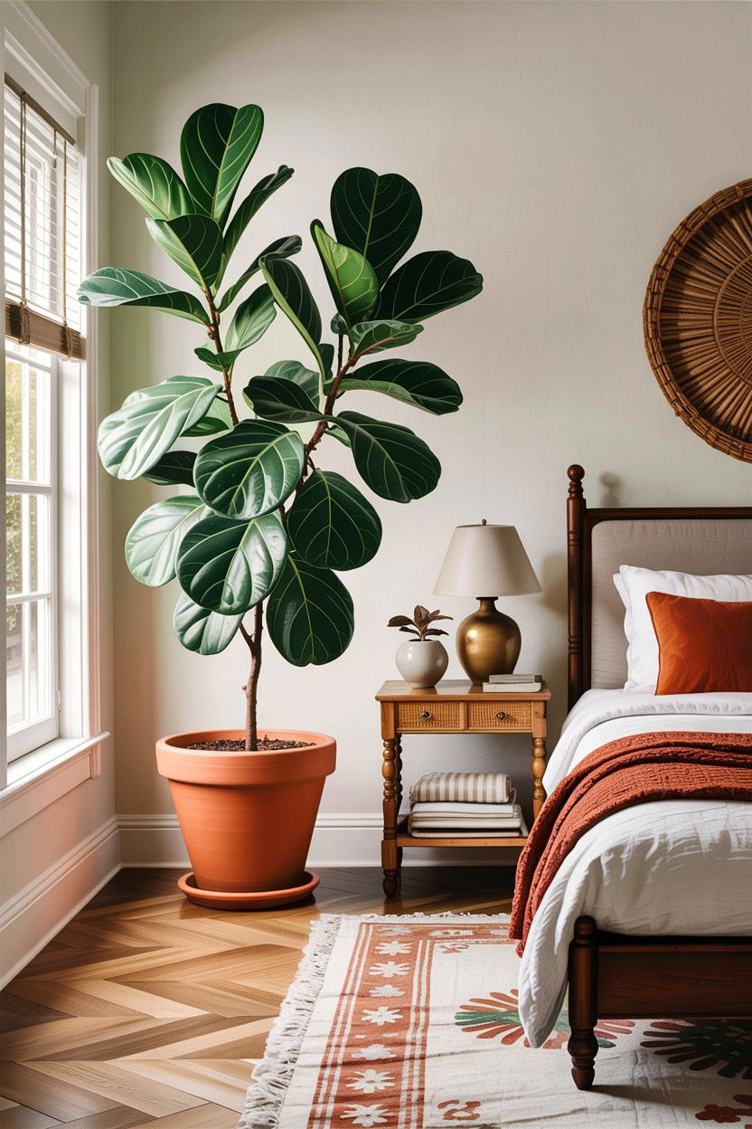 Large Potted Plant - 30 California casual bedroom ideas