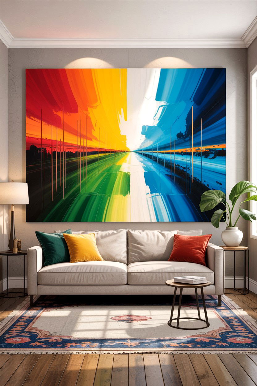 Large Scale Wall Art Living Room - 30 high end living room ideas