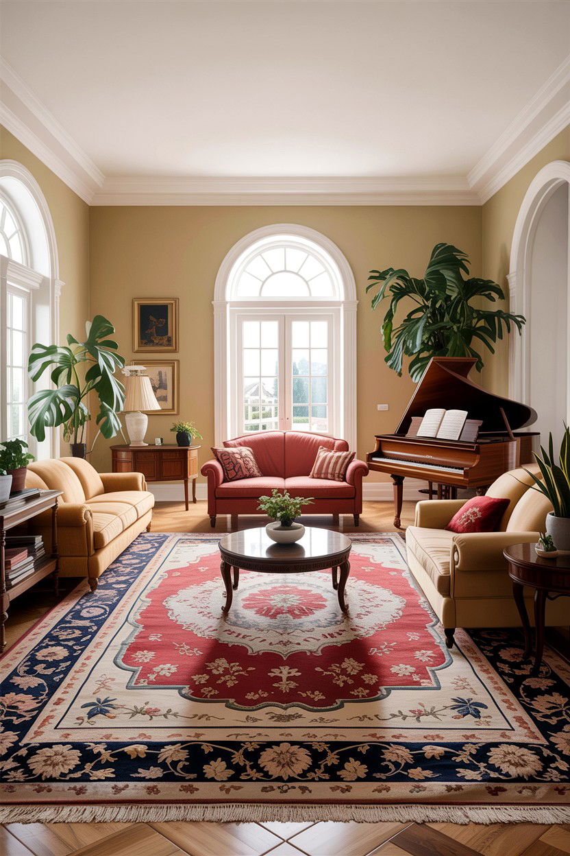 Large Traditional Beige Living Room - 30 traditional beige living room ideas