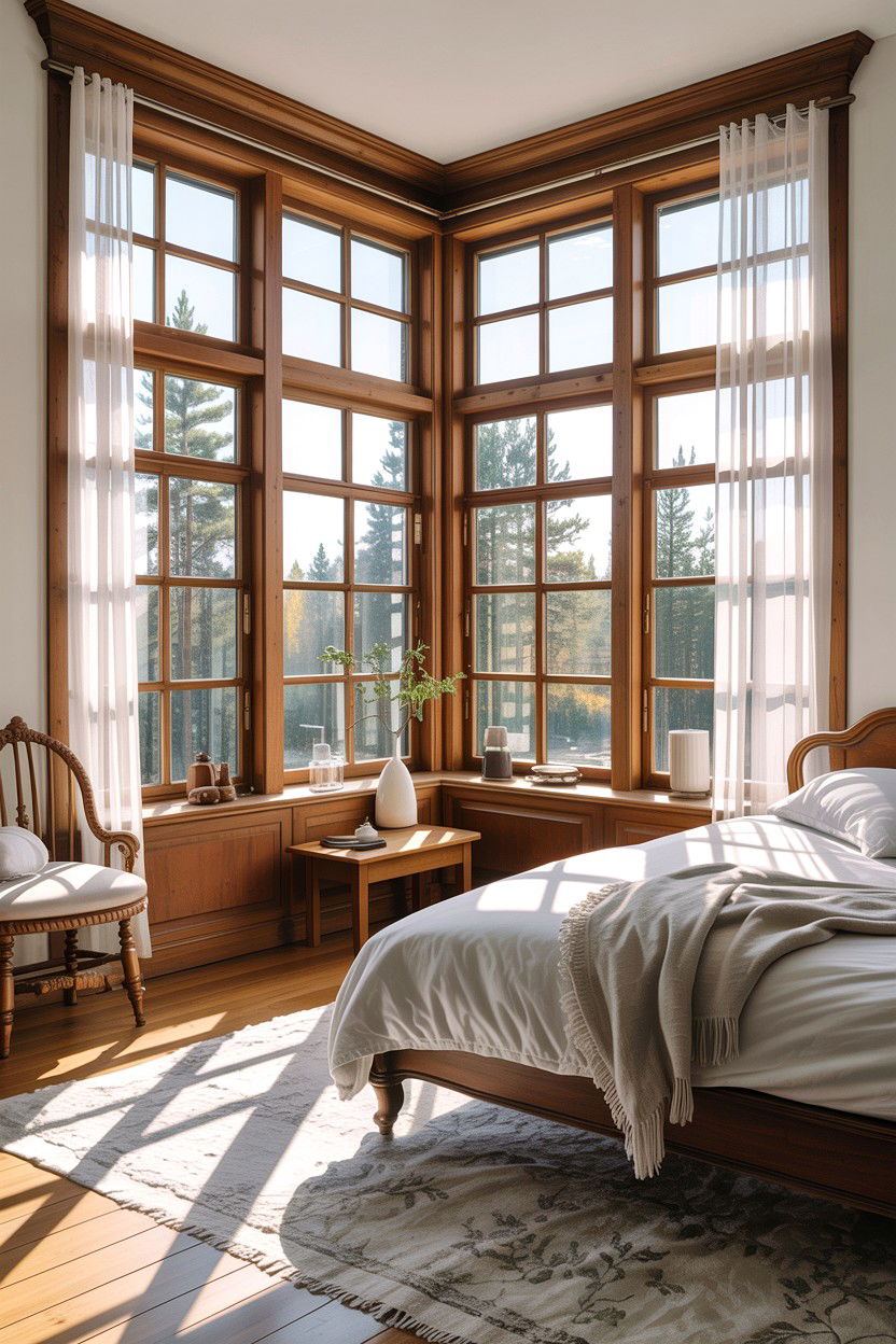 Large Window Natural Light - 30 Finnish bedroom ideas