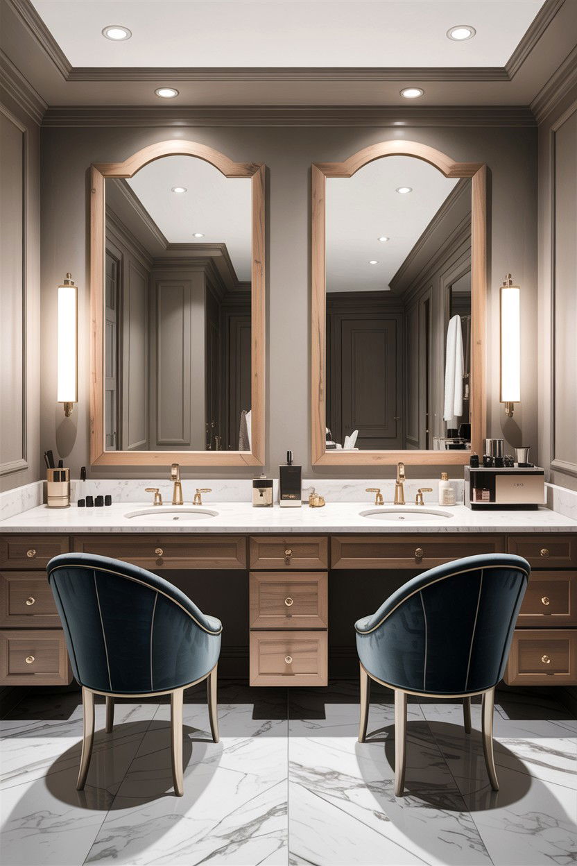 Large double vanity - 30 bedroom vanity ideas