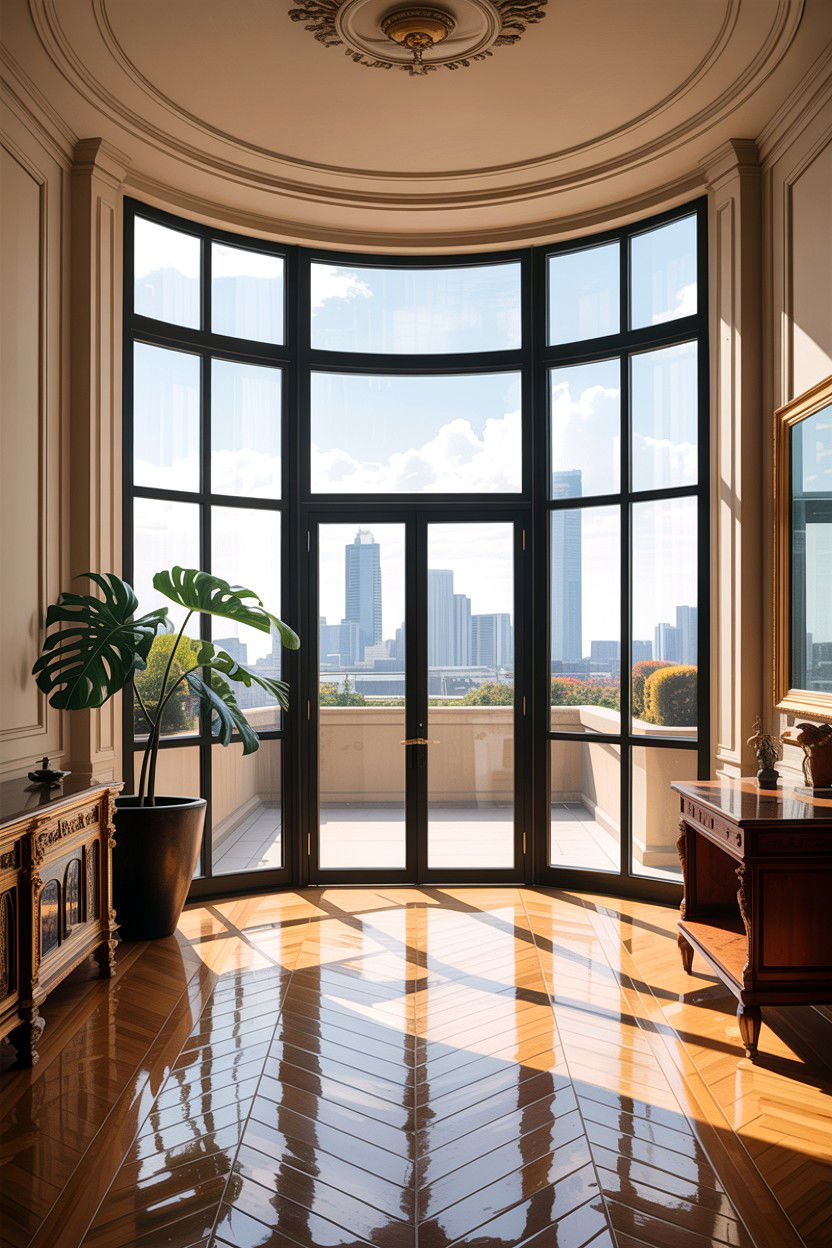 Large scale glass door - 30 living room glass doors