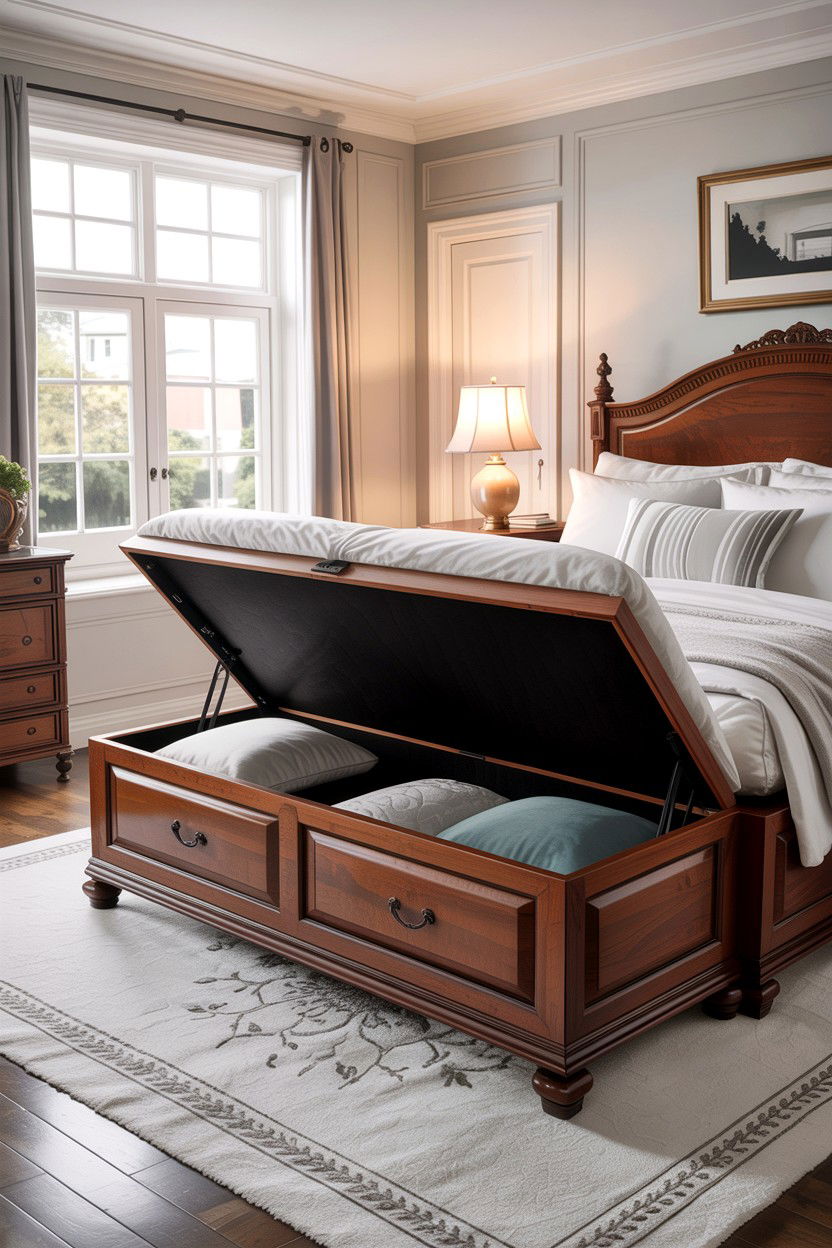 Large storage bench - 30 bedroom storage benches