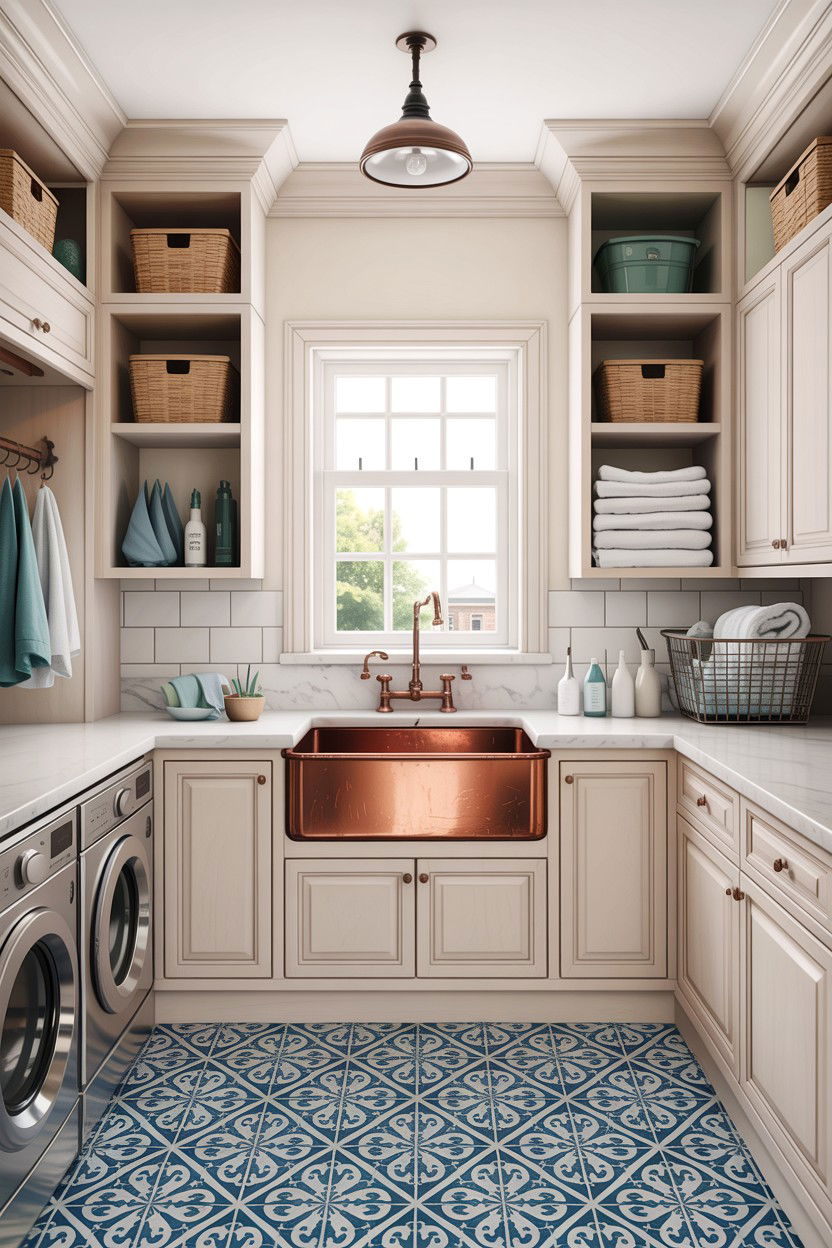 Laundry Room Copper Sink - 30 copper sink ideas