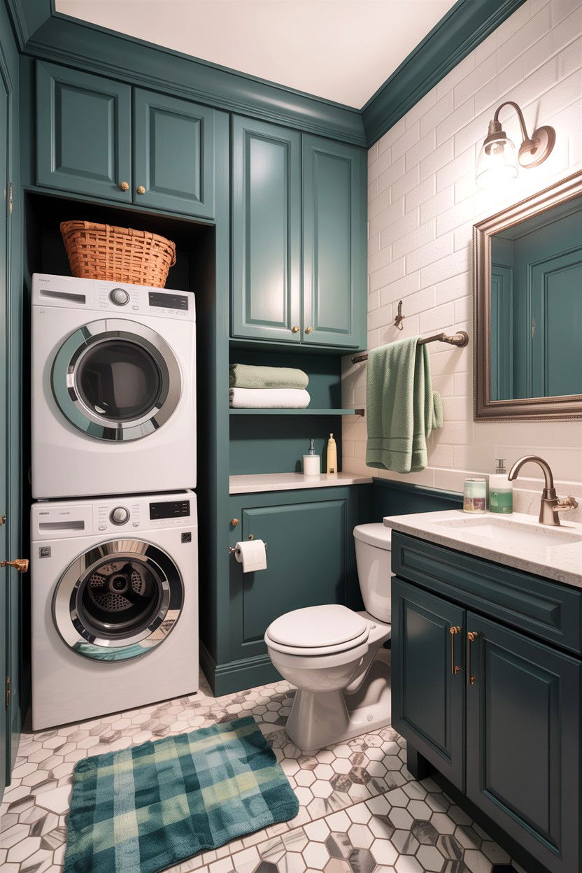 Laundry closet bathroom combo - 30 closet to bathroom conversion ideas