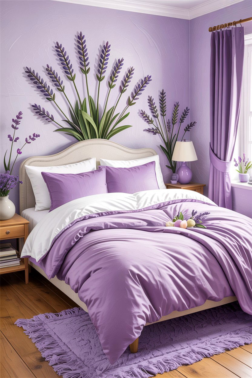 Lavender Bedding - 30 bedroom bedding ideas