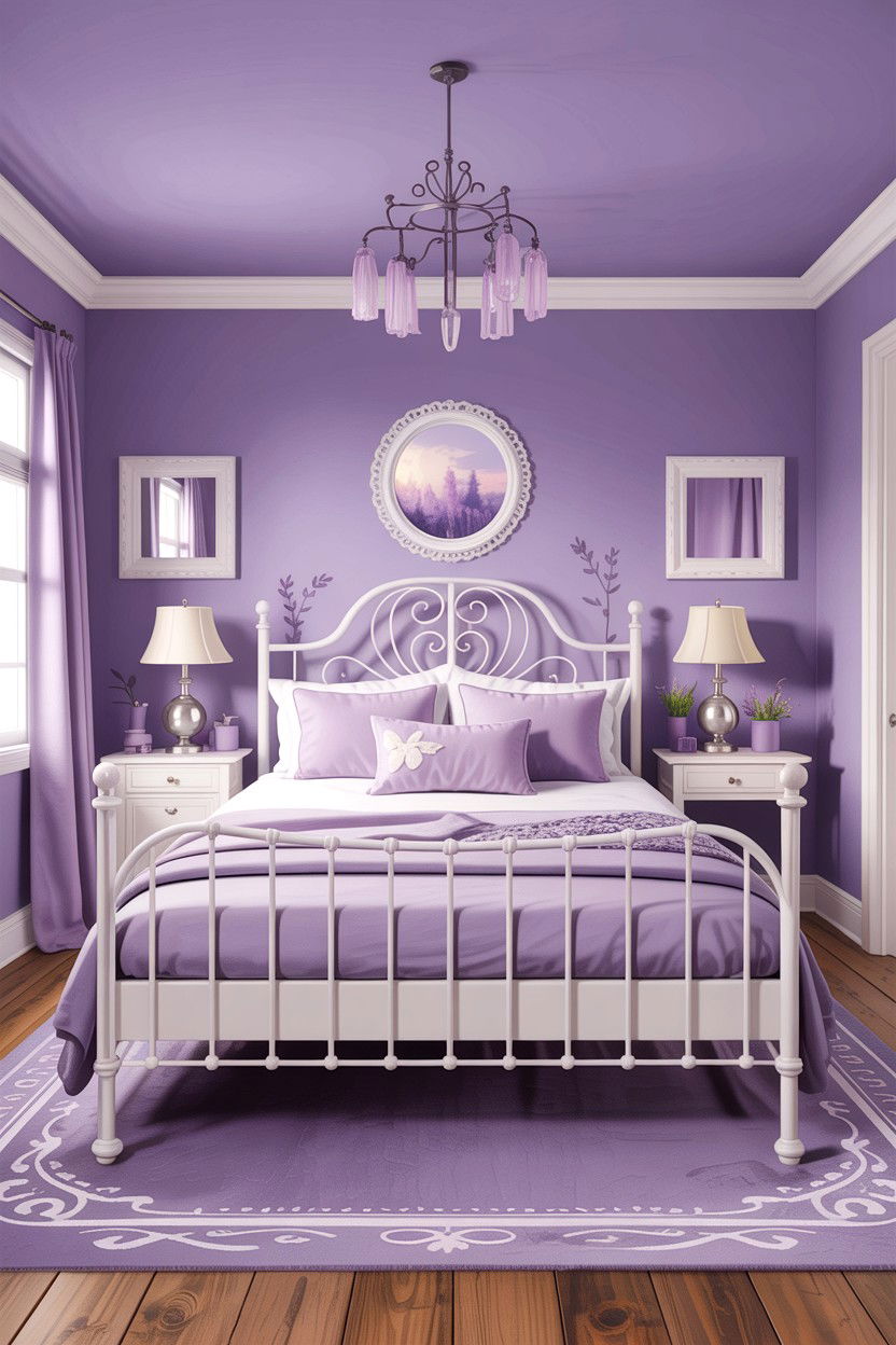 Lavender bedroom - 30 bedroom paint colors